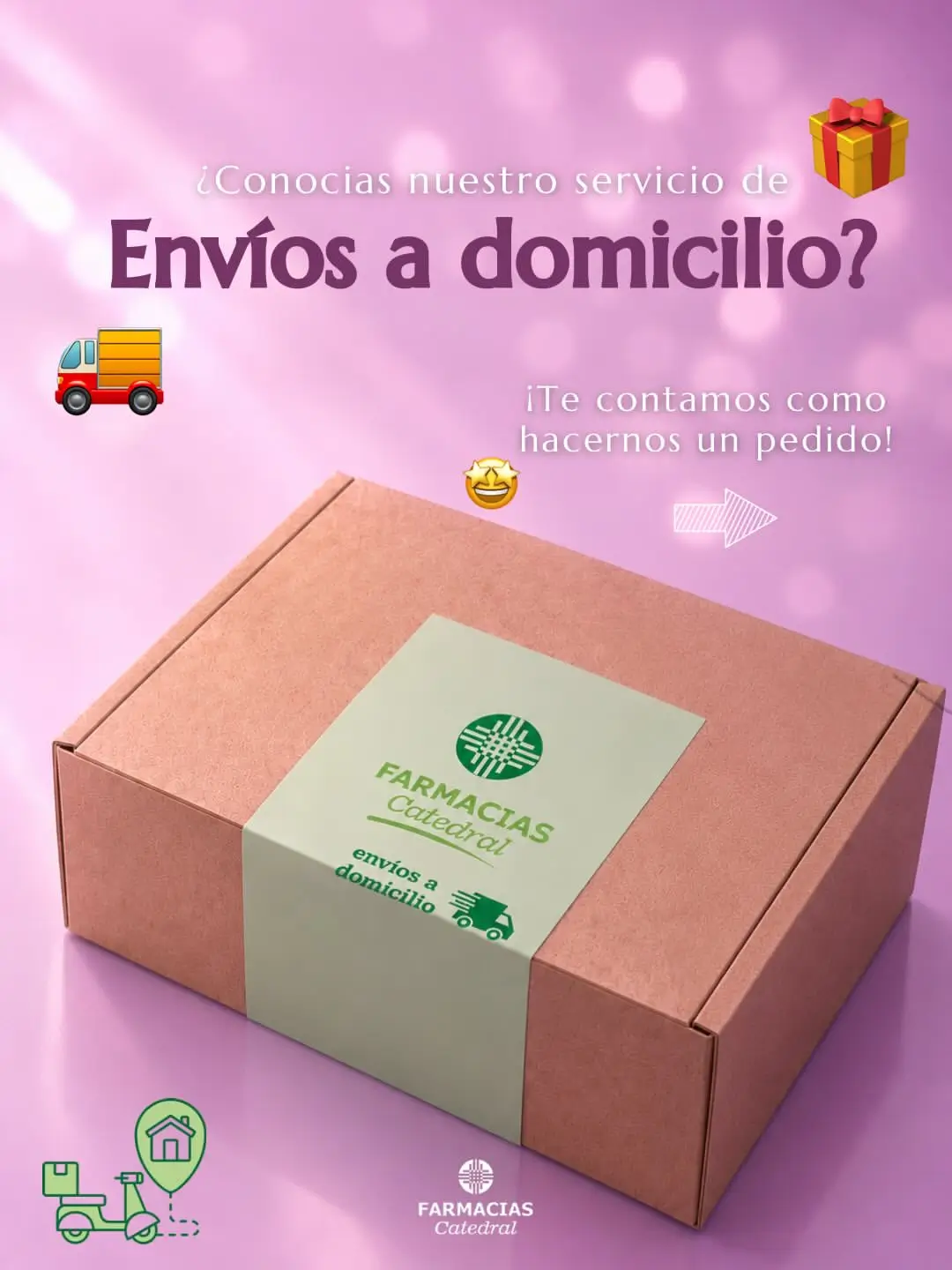 Publicación de Instagram de Farmacia Catedral: pendiente descripción real